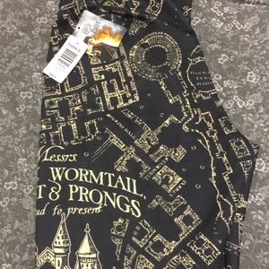 Harry Potter-Marauders Map leggings